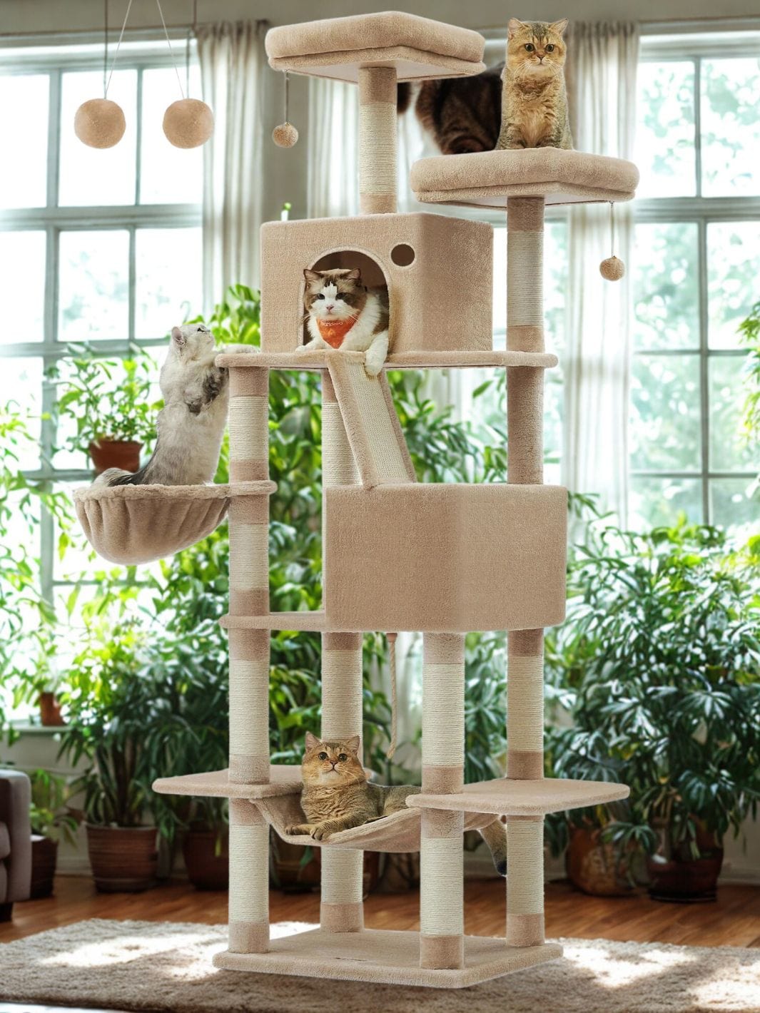 Brun clair Arbre a chat<br>Palais Magic
