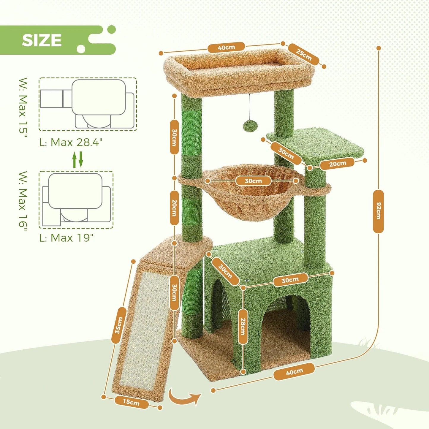 Arbre a chat moyen<br>Horizon Vert
