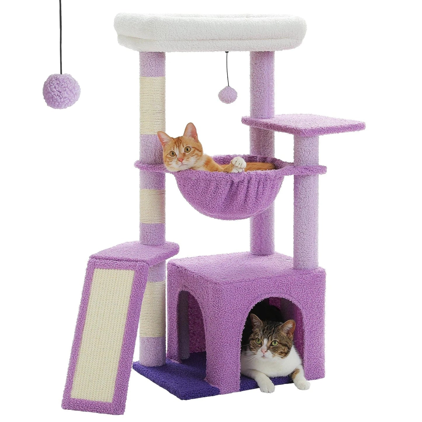Mauve Arbre a chat moyen<br>Horizon Vert
