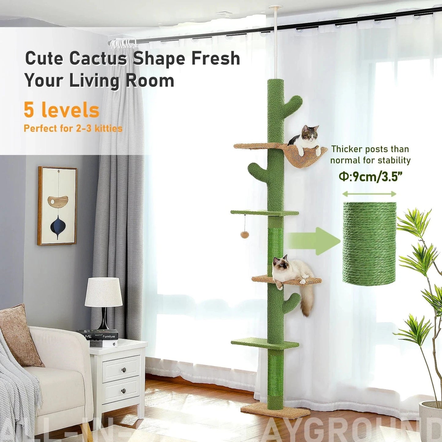 Arbre a chat plafond<br>Ligne Celeste