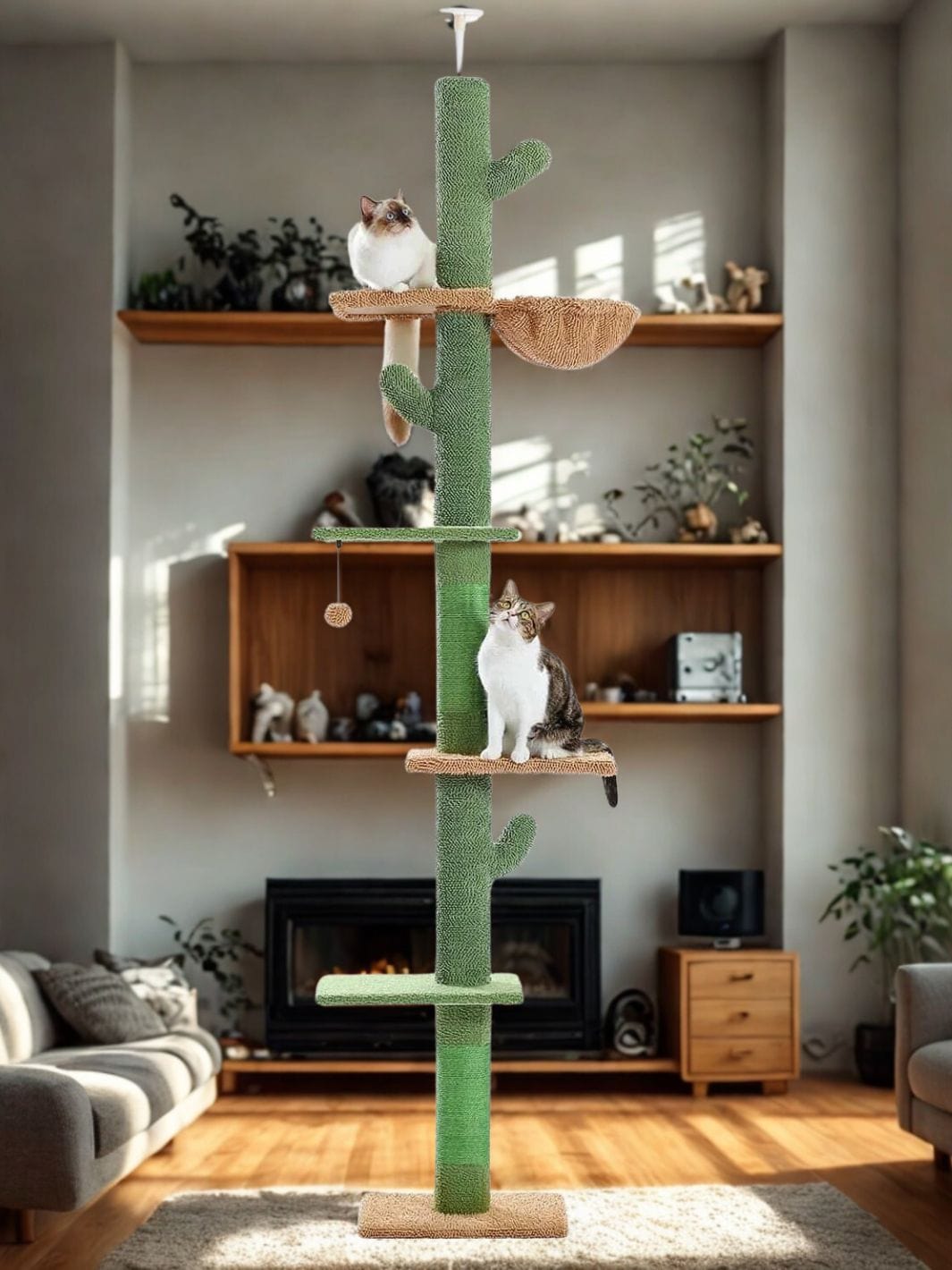 Vert Arbre a chat plafond<br>Ligne Celeste