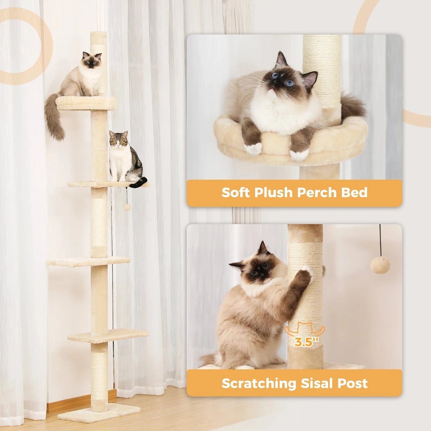 Arbre a chat plafond<br>Perchoir Supreme