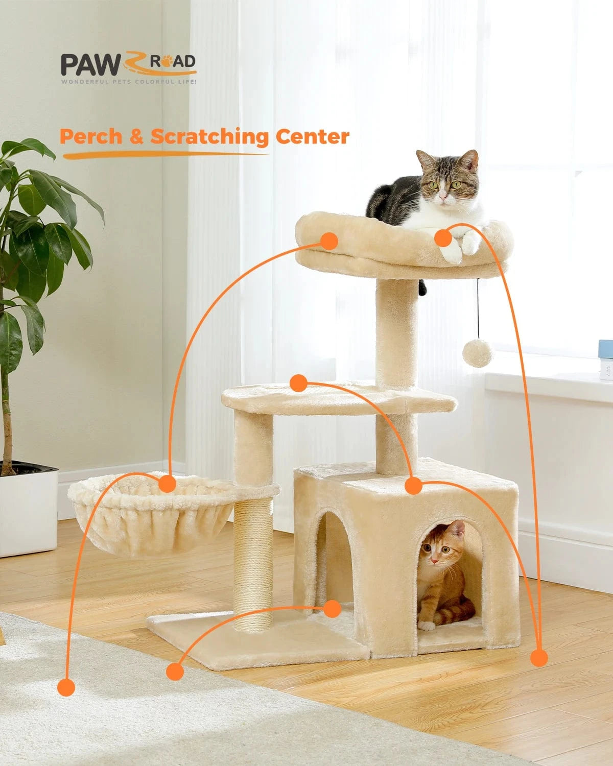Gris Petit arbre a chat<br>Epure Feline