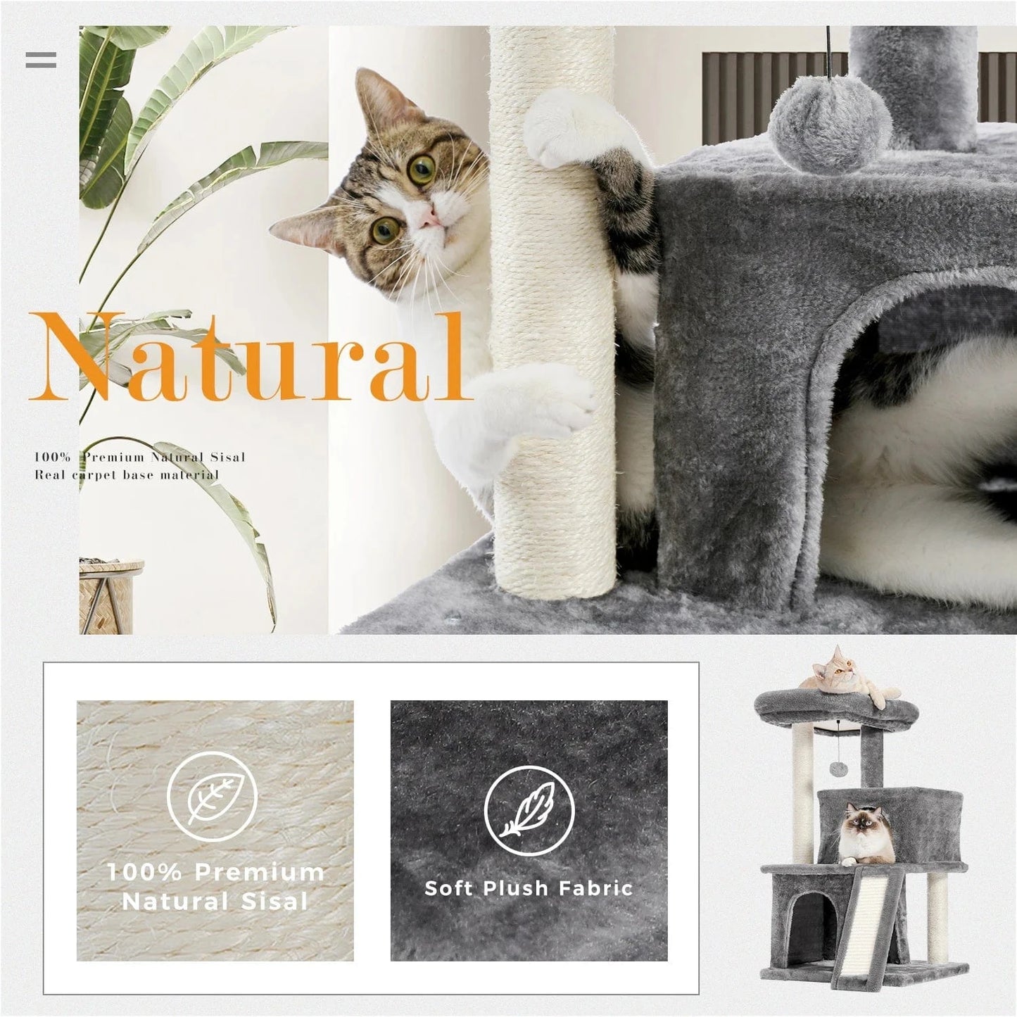 Beige Petit arbre a chat<br>Petit Palace