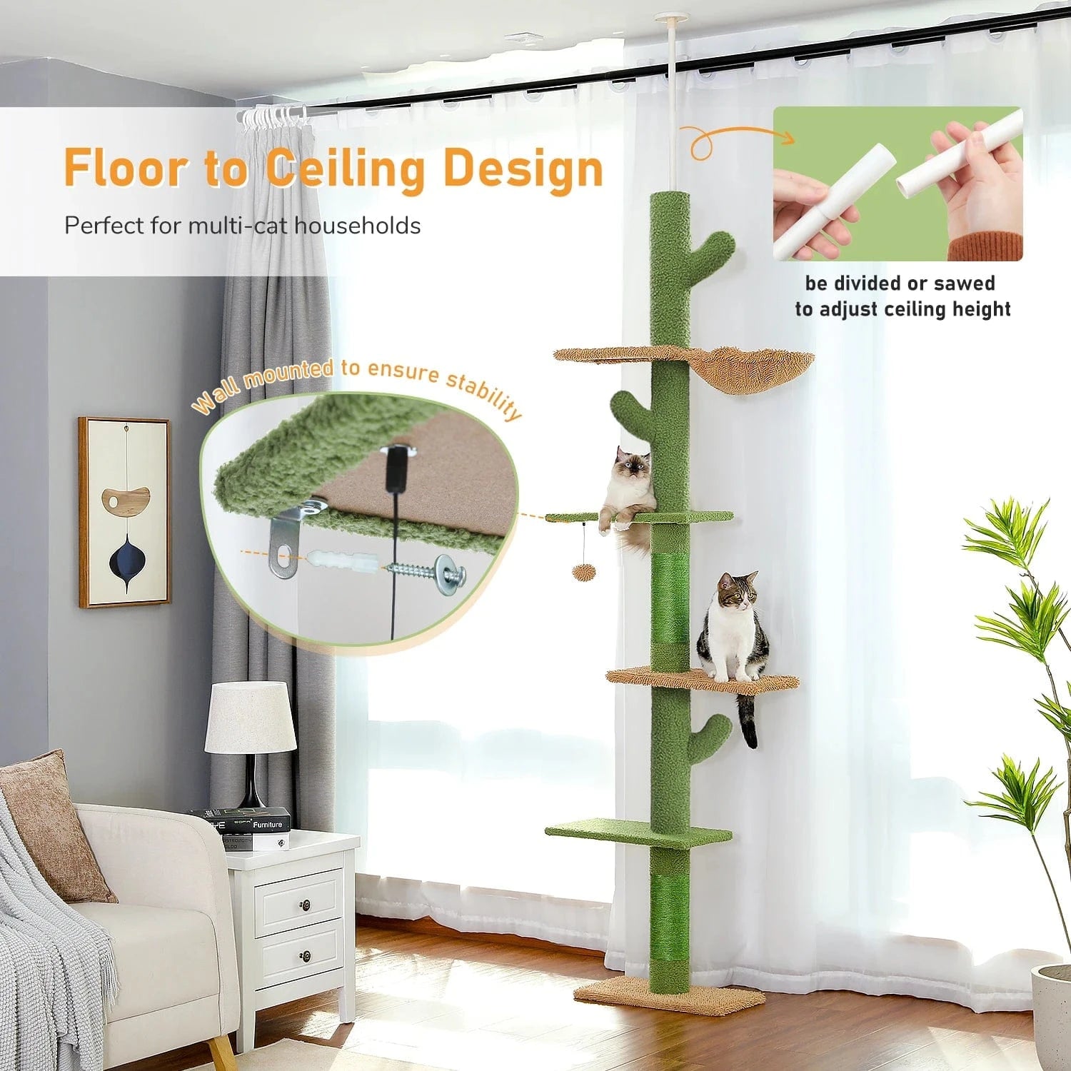 Arbre a chat plafond<br>Ligne Celeste