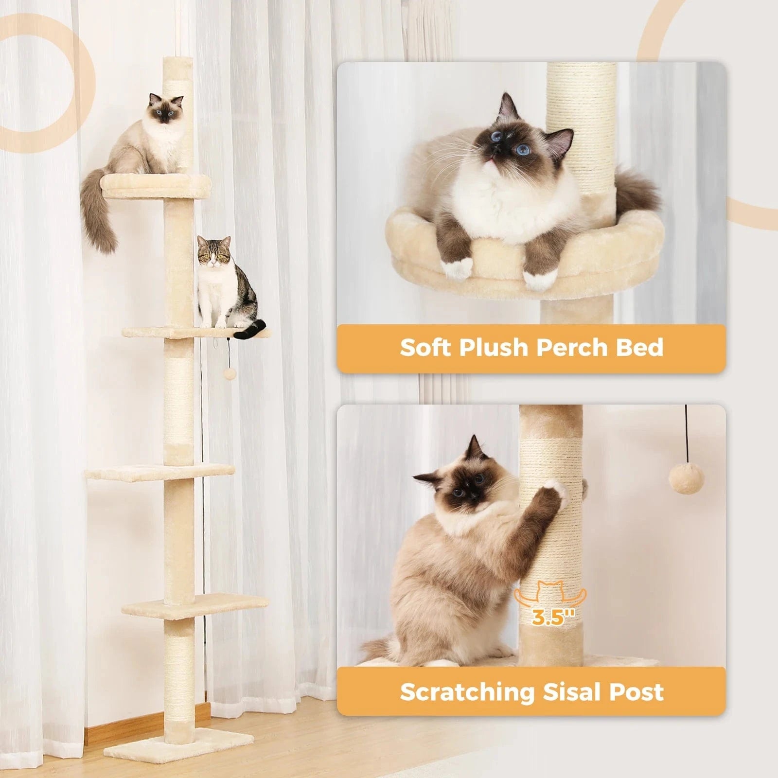 Arbre a chat plafond<br>Perchoir Supreme