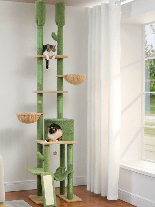 Vert cactus Arbre a chat plafond<br>Tronc du Ciel