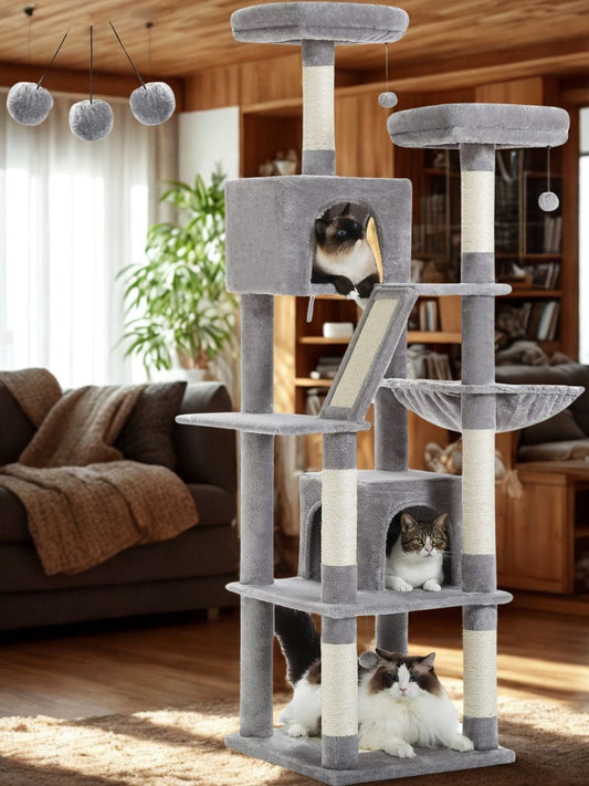 Gris Arbre à Chat XXL<br>L’Univers Style
