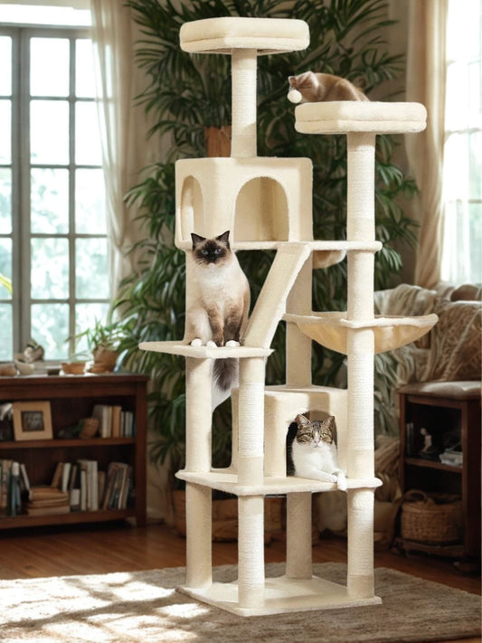 Beige Arbre à chat XXL<br>Le Palais du Chat par Excellence