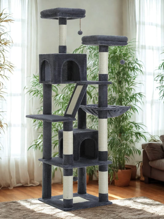 Noir Arbre à Chat XXL<br>Le Royaume