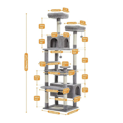 Gris foncé Grand Arbre à Chat<br>Le Paradis