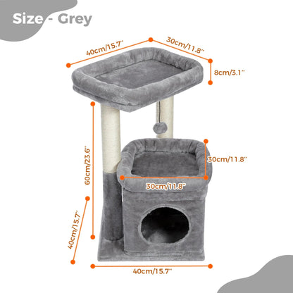 Gris Petit arbre a chat<br>Petit Trone