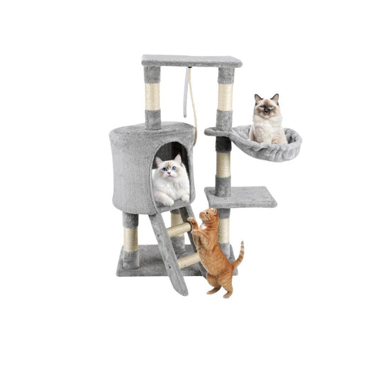 Gris Petit arbre a chat<br>Velours Urbain
